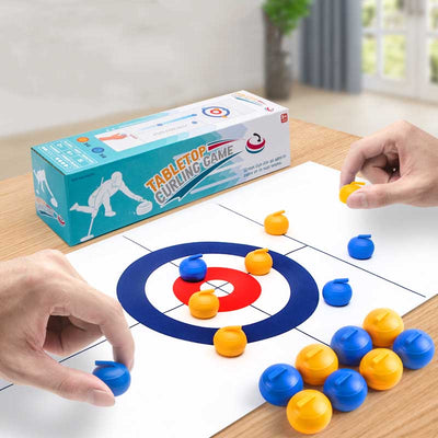Juego de curling de mesa Fidtoy Juego de mesa familiar portátil