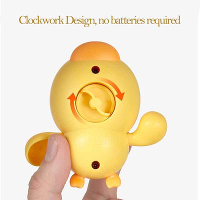 Fidtoy Wind-Up Swimming Duck Bath Toys – 3-Pack Toddler Bath Fun