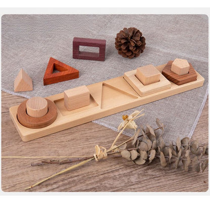 Premium Natural Wood Educational Toy Set