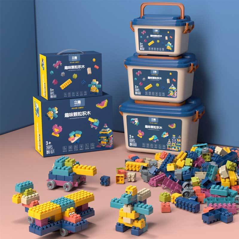 Fidtoy 600-Piece Building Block Set | Creative Construction Toy for Kids Ages 3–8