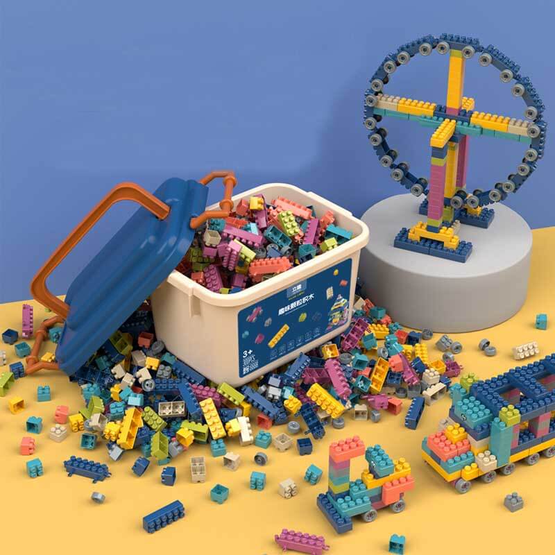 Fidtoy 600-Piece Building Block Set | Creative Construction Toy for Kids Ages 3–8