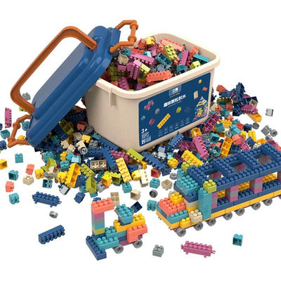 Fidtoy 600-Piece Building Block Set | Creative Construction Toy for Kids Ages 3–8