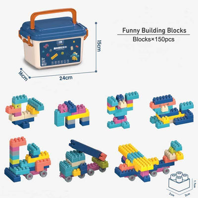 Fidtoy 600-Piece Building Block Set | Creative Construction Toy for Kids Ages 3–8