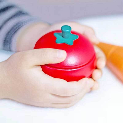Fidtoy Wooden Pretend Food Play Set for Toddlers Kitchen Toys Fruit Cutting Toy Montessori Learning Toy for 1 2 3 Year Old Kids Home Play