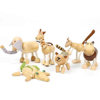 Wooden Animals Building Blocks