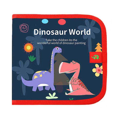 Fidtoy Reusable Doodle Coloring Book Mess Free Drawing Toy for Kids
