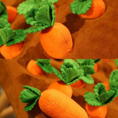 Juguete de zanahorias extraíbles Fidtoy para niños pequeños – Juego interactivo de aprendizaje temprano para mayores de 3 años
