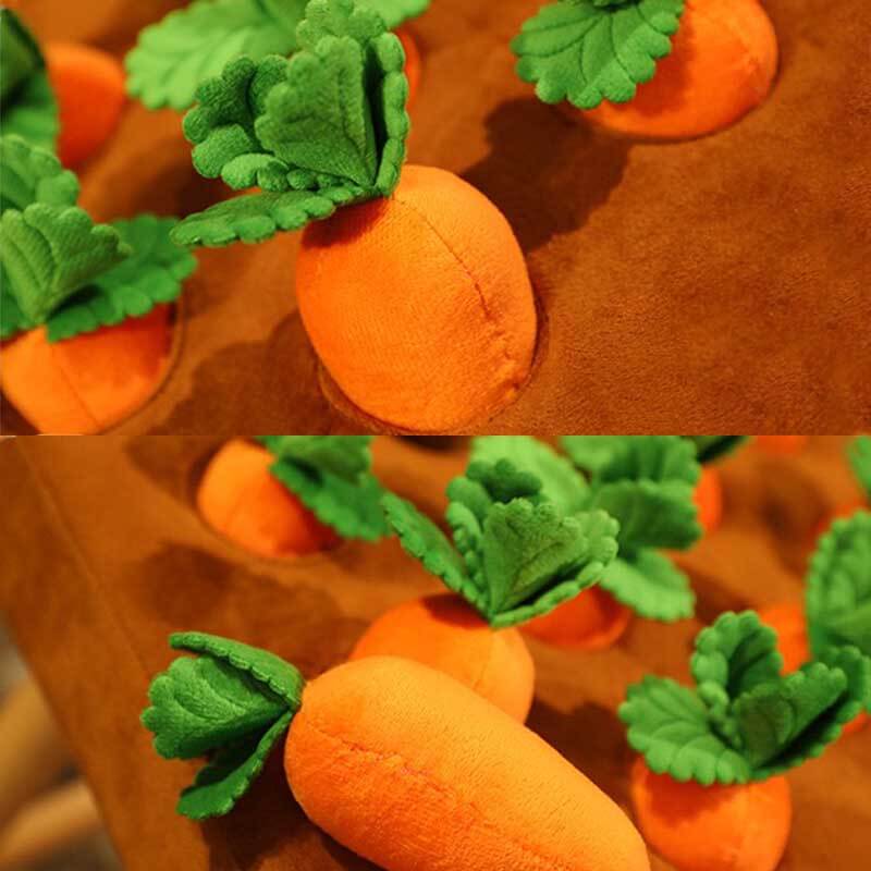 Juguete de zanahorias extraíbles Fidtoy para niños pequeños – Juego interactivo de aprendizaje temprano para mayores de 3 años