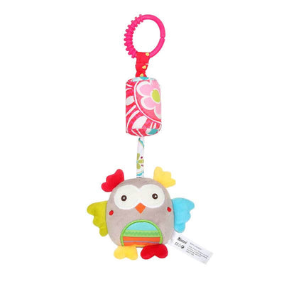 Fidtoy Plush Hanging Toy for Newborns and Toddlers | Baby Sensory Toy for Crib, Stroller, and Car Seat Play