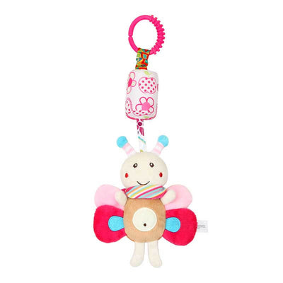 Fidtoy Plush Hanging Toy for Newborns and Toddlers | Baby Sensory Toy for Crib, Stroller, and Car Seat Play