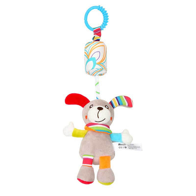 Fidtoy Plush Hanging Toy for Newborns and Toddlers | Baby Sensory Toy for Crib, Stroller, and Car Seat Play