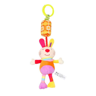 Fidtoy Plush Hanging Toy for Newborns and Toddlers | Baby Sensory Toy for Crib, Stroller, and Car Seat Play