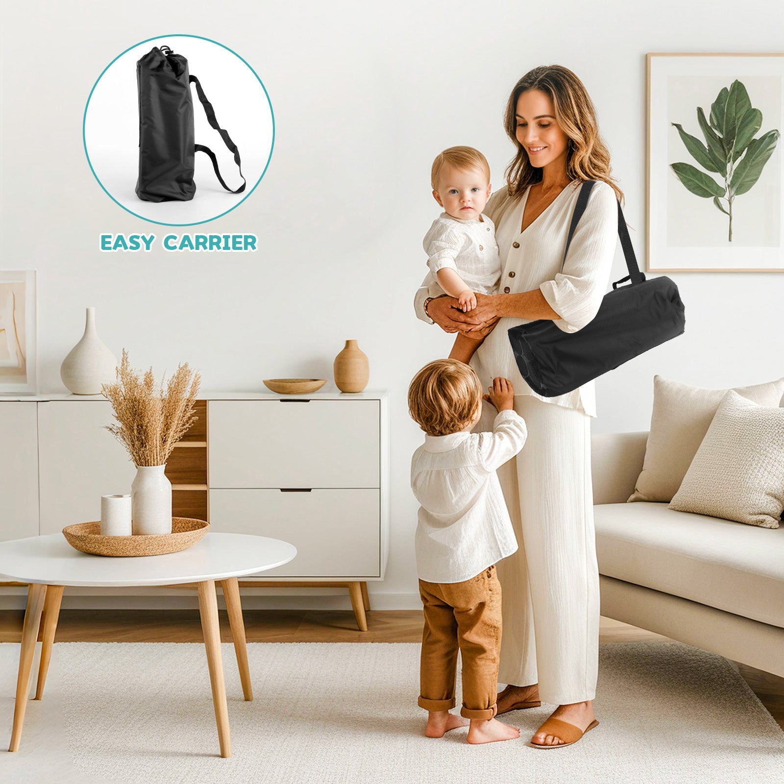 Travel-Friendly Baby Booster Seat -Portable Folding Chair with High Stability and Non-Slip Pads, ideal for Beach Outings, Outdoor Adventures, and Mealtime. Lightweight and Compact Design for Infants and Toddlers