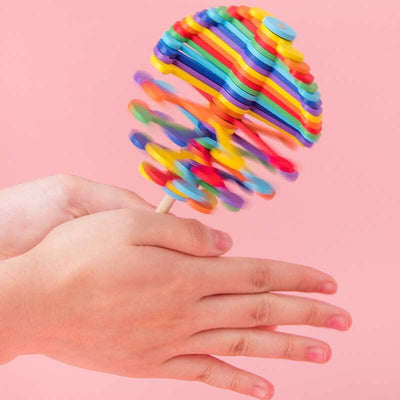 Fidtoy Fibonacci Spiral Toy Kinetic Visual Stress Relief Toy
