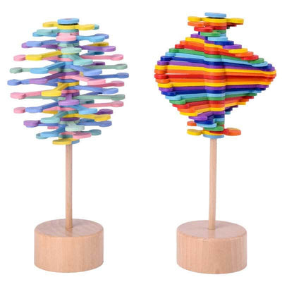 Fidtoy Fibonacci Spiral Toy Kinetic Visual Stress Relief Toy
