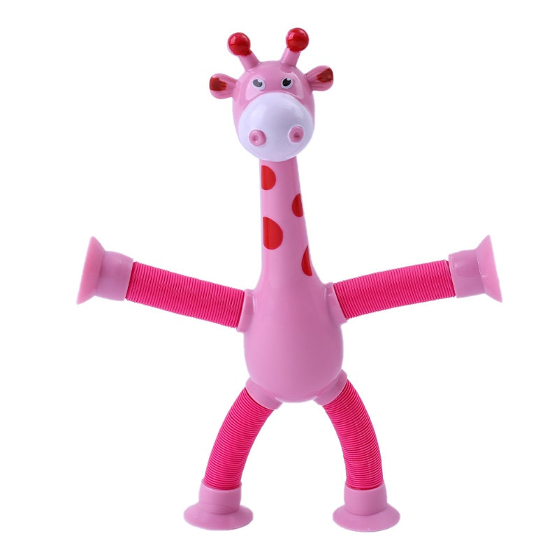 Suction Cups Sensor Toys Giraffe Pop Tubes Fidget Toy