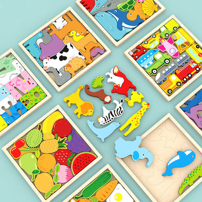Fidtoy Montessori Rompecabezas de Formas
