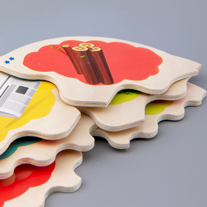 Wooden Evolution Puzzle-Mathematics toys