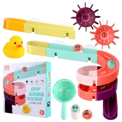 Bath Time Ball Track Water Play - 24 pieces