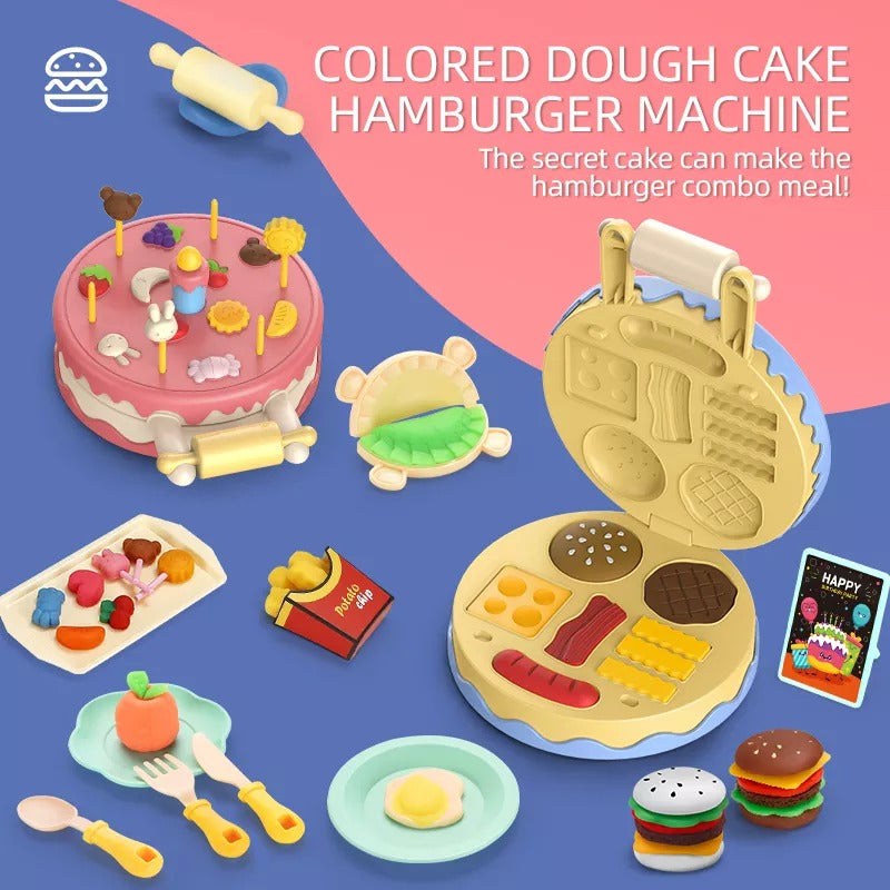 Kit de machine à pâte à modeler pour burgers et gâteaux délicieux à faire soi-même - 002