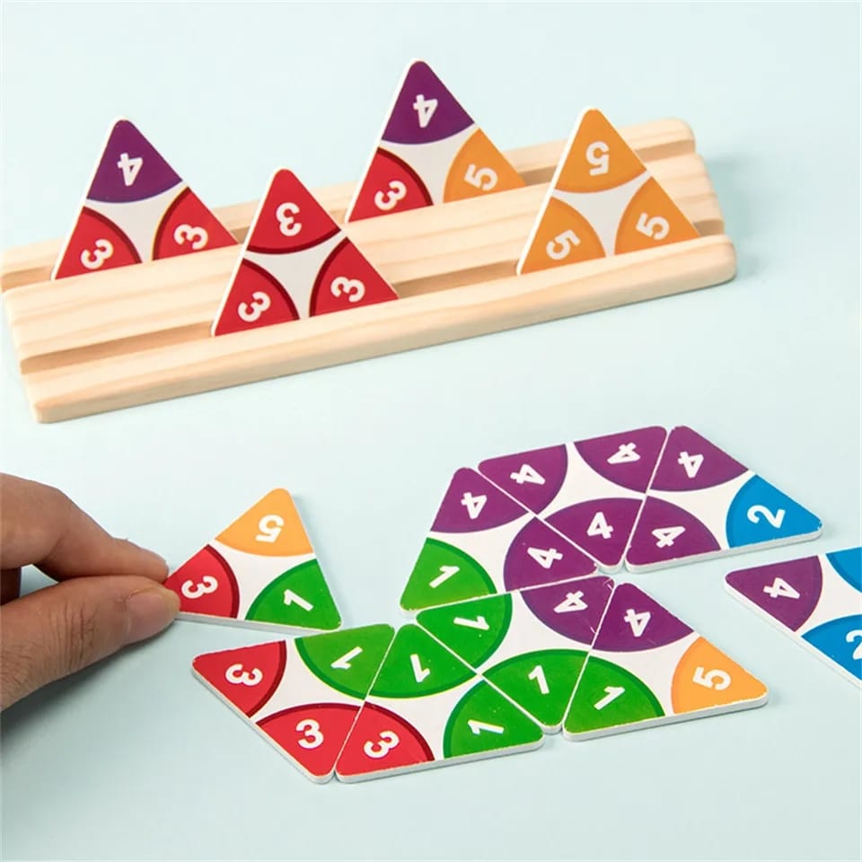 Triangle Numbers Wooden Jigsaw Puzzle - 997
