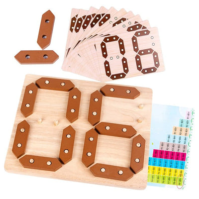 Digital Wooden Board for Addition Subtraction Learning - 032