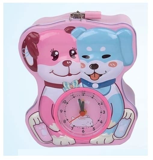 2in1 Metal Money Box and Alarm Clock - 244