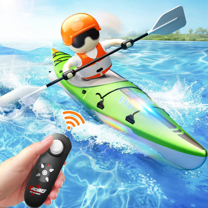 Kids Remote Control Boat Toy (Green)