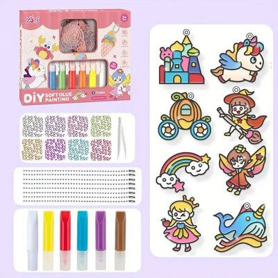 Kit de Bricolage Artistique Princesse en Colle Créative - 521