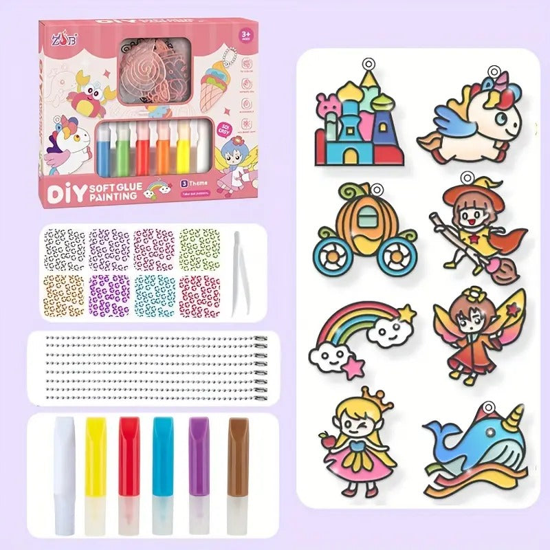 DIY Creative Soft Glue Art Kit Princess Series - 521