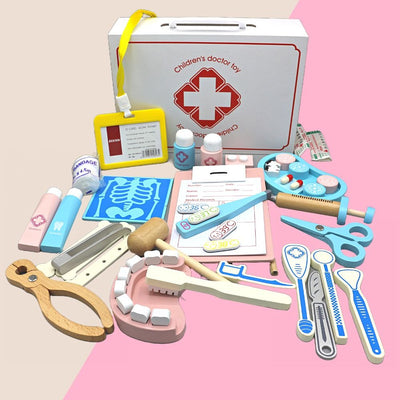 Coffret docteur pour enfants en bois - 920