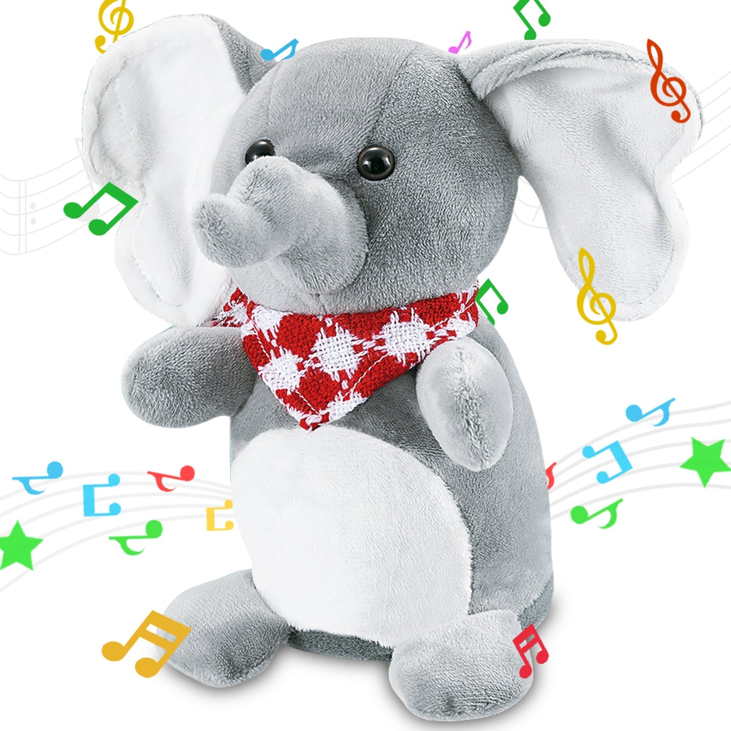 Plush Elephant Baby Musical Toys
