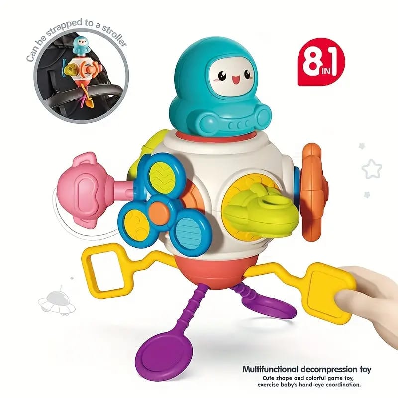 8in1 Multifunctional Space Busy Learning Activity Play Set for Toddlers - 876