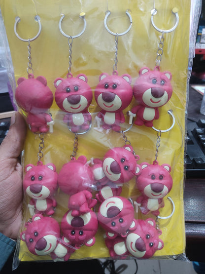 Red Bear Keychain without Strap