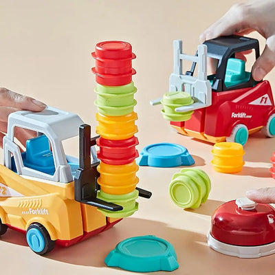 Engineer Forklift Transport Stacking Balance Game - 02Y