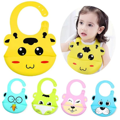 Waterproof Silicone Baby Bibs Random Characters - 390