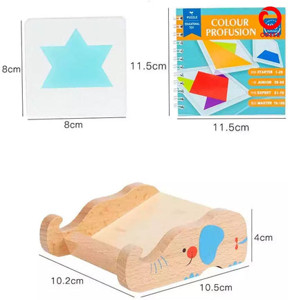 100 Challenge Color Code Pattern Puzzle