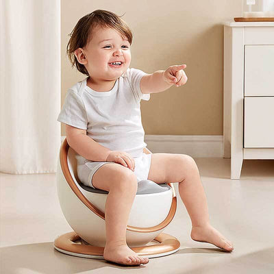 Fidtoy Asiento de inodoro de entrenamiento para niños pequeños, asiento de orinal cómodo para bebés, inodoro de entrenamiento portátil para niños de 1, 2 y 3 años, para uso doméstico