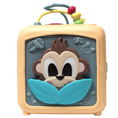 Fidtoy Multifunction Ball and Gear Baby Activity Toy Music Busy Cube for Early Sensory Play