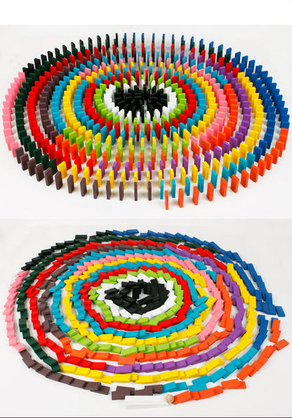 Wooden Domino 200 pieces Wooden Blocks