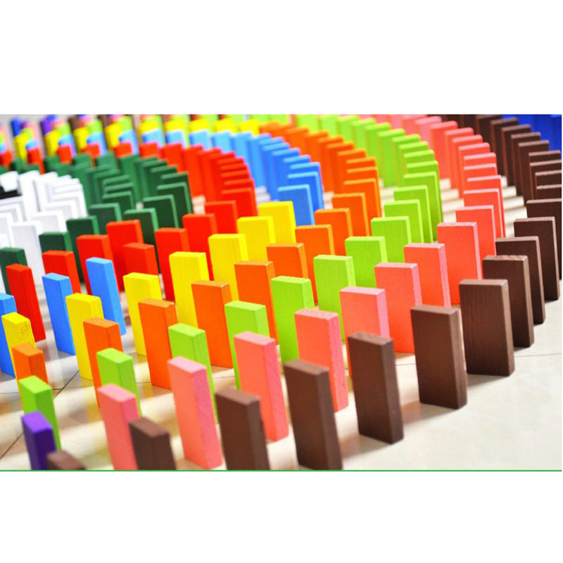 Wooden Domino 200 pieces Wooden Blocks