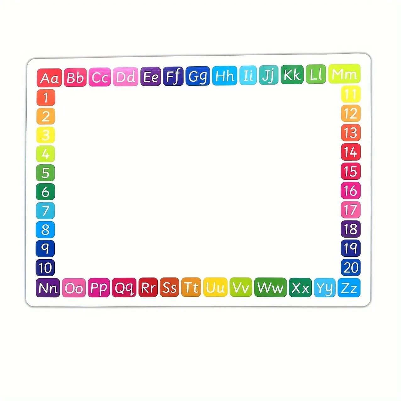 12in1 Object Recognition Education Posters with Erasable Board