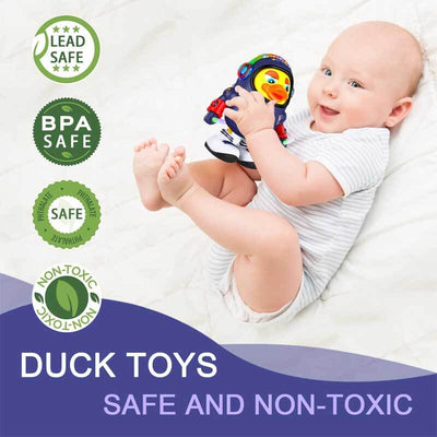 Fidtoy Space Duck Musical Toy for Toddlers | Interactive LED & Music Sensory Learning