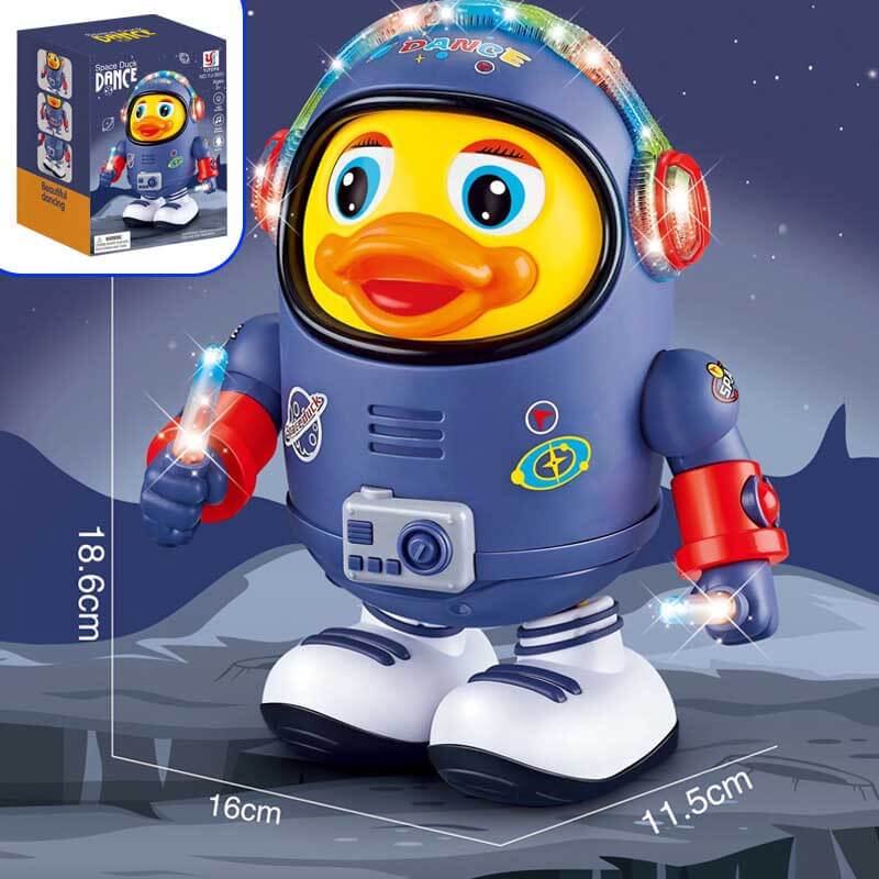 Fidtoy Space Duck Musical Toy for Toddlers | Interactive LED & Music Sensory Learning