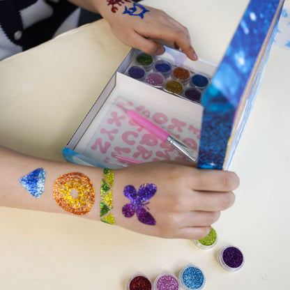 Kids DIY Glitter Tattoo Set Party Craft Kit