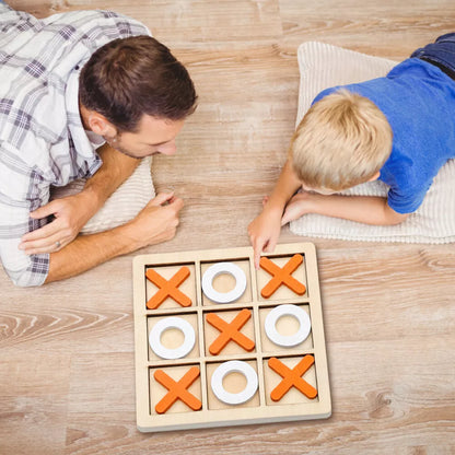 Wooden XOX Game Board