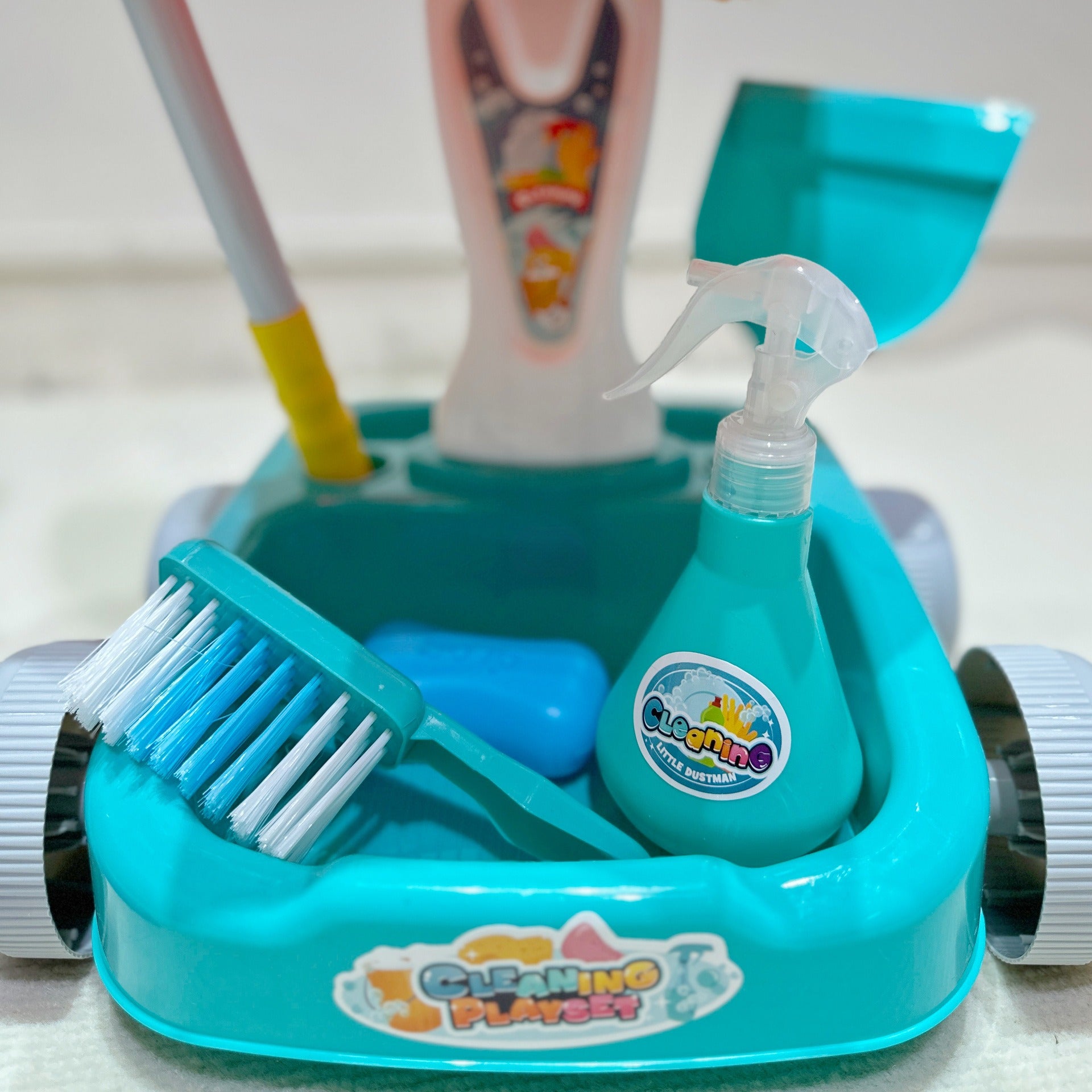 Juego de Carrito de Limpieza Pequeño Ayudante