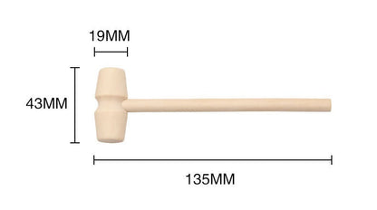 Small Wooden Hammer Mallet Tools Toy