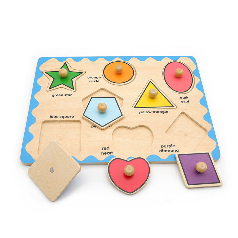 Geometric Shapes and Colour Sorting Puzzle Board