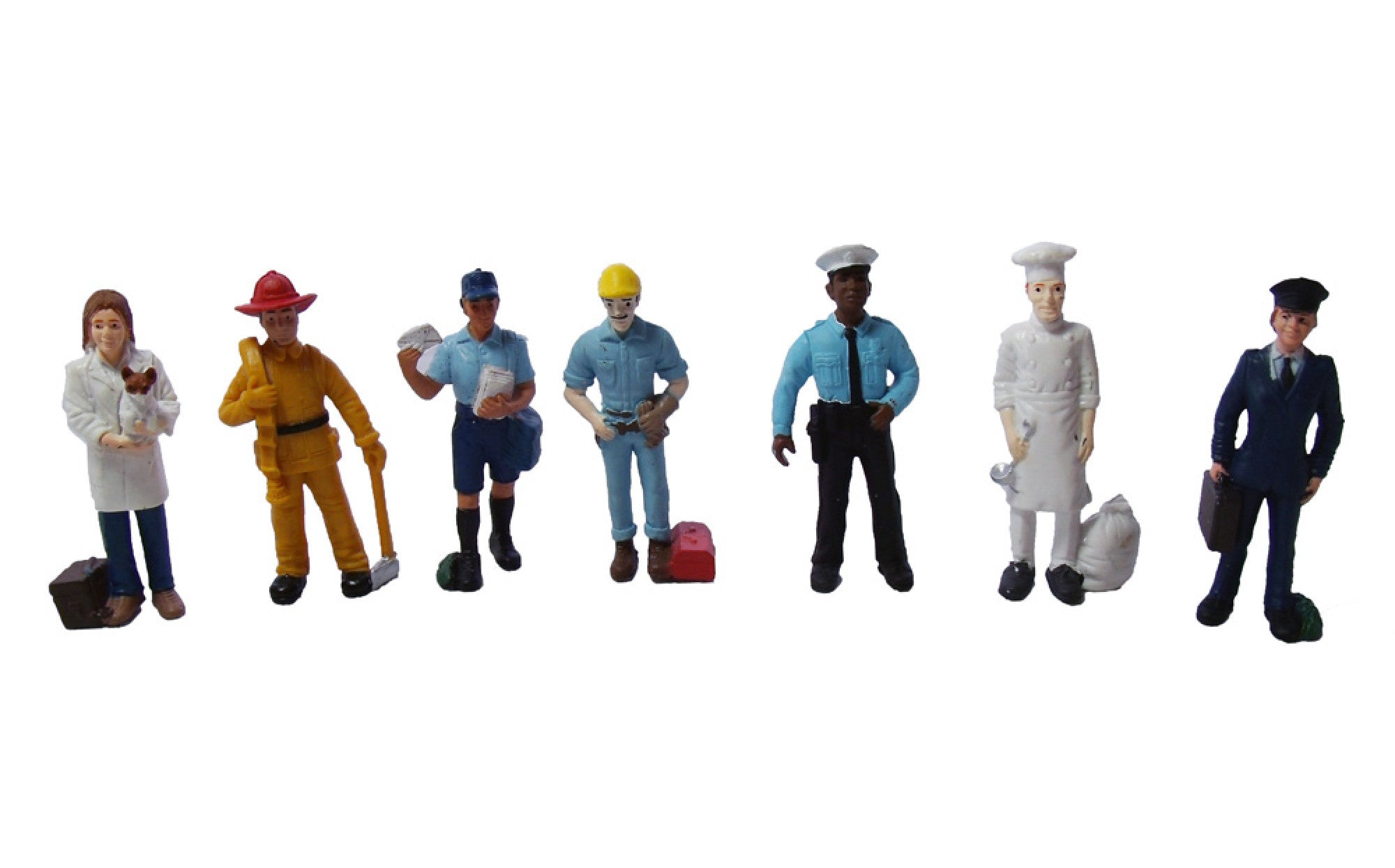 NEW Life Cycle PEOPLE AT WORK JOBS and OCCUPATIONS PVC Plastic